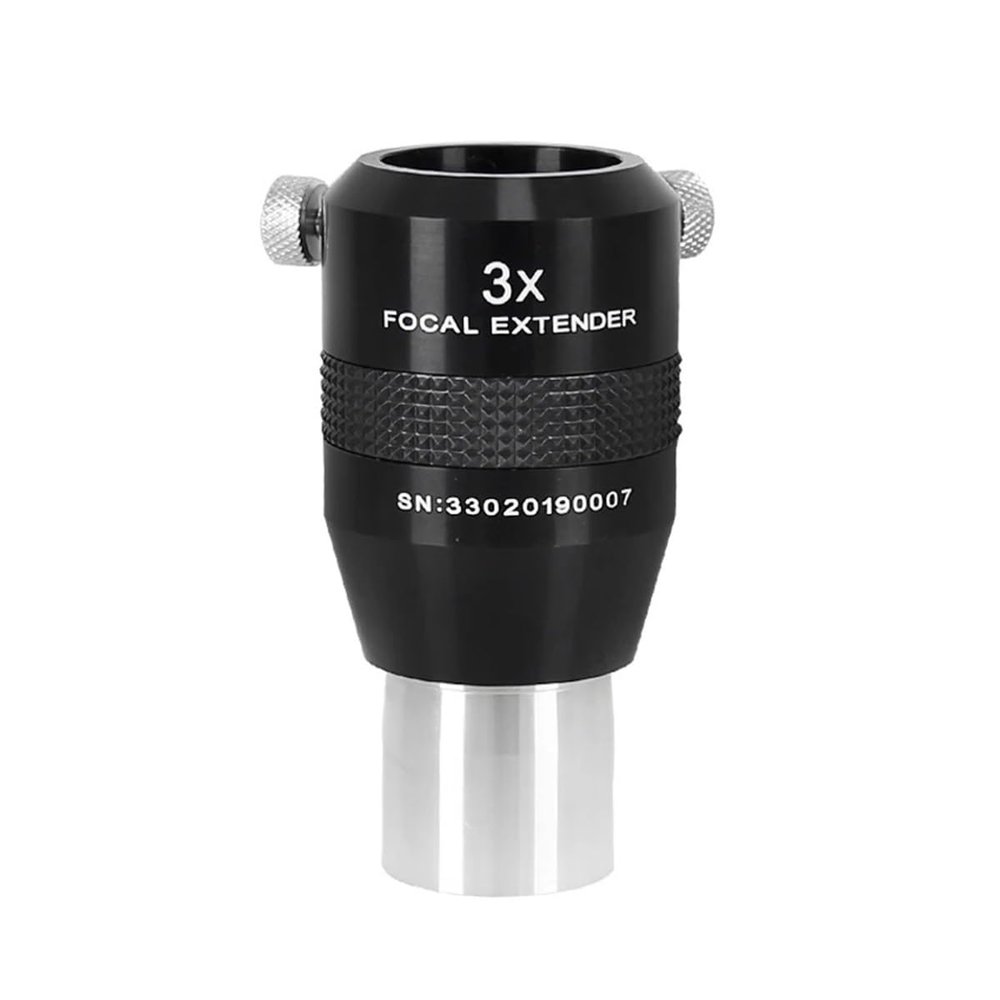 1.25 Inch 3X Apochromat & Achromatic 31.7mm Power Barlow Lens Metal Extender Lens