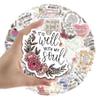 100Pcs Jesus Christian Stickers for Water Bottles, Jesus Bible Verse Stickers Religious Faith Motivational Stickers for Laptops, Phone Cases, Planners, Journaling, Scrapbooks Christian Gifts view 3