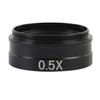 JOEBO Microscope Kit 0.75X 0.5X 2.0X 0.35X 1X Barlow Auxiliary Lens for 200X 180X 300X C Mount Lens Microscope Camera Microscope Lens Adapters(0.5X) view 1