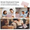 D DINGRICH for iPad 9th Generation Case with Keyboard 10.2 Inch - Magnetic Detachable Wireless Keyboard, Folio Cover with Pencil Holder for iPad 8th Gen/7th Gen/iPad Pro 10.5"/iPad Air 3rd Gen (Pink) view 4