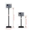 HALESEY Projector Stand Against Wall Hidden Stand, 360Swivel, Height Adjustable, Mini Projector Mount Bracket, Compatible with Home Office Video Vlog DVR Camera view 3