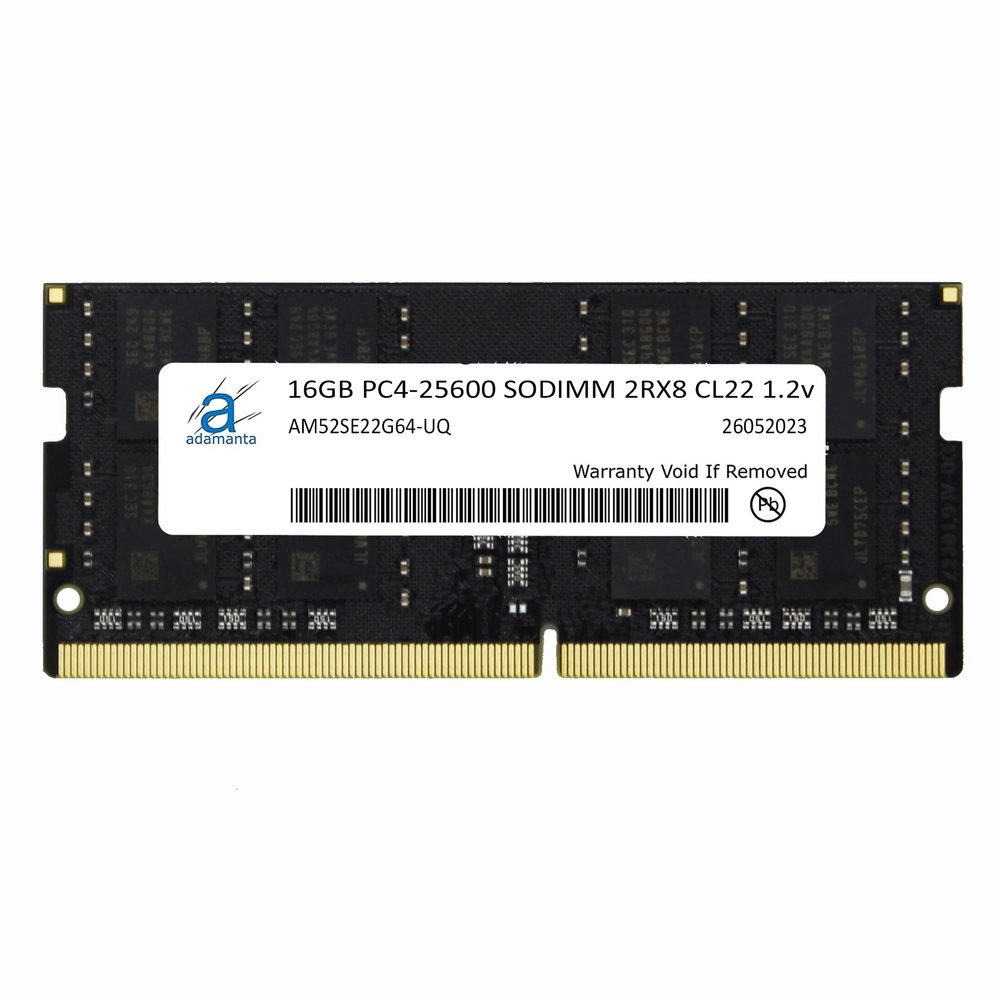 Adamanta 16GB (1x16GB) Compatible for Acer Aspire A517-52G-50CE, A715-42G-R2K5, A715-42G-R4ST, A715-42G-R8PL Laptop DDR4 3200MHz PC4-25600 SODIMM 2Rx8 CL22 1.2v Notebook Memory Module Upgrade RAM