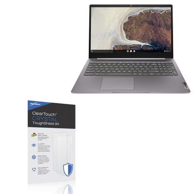 BoxWave Screen Protector Compatible with Lenovo 3i Chromebook (15 in - 82N4) - ClearTouch Crystal ToughShield 9H (2-Pack), Clear 9H Tough Flexible Film Screen Protector