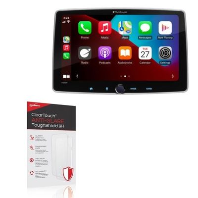 BoxWave Screen Protector Compatible with Planet Audio P100CPA - ClearTouch Anti-Glare ToughShield 9H (2-Pack), Anti-Glare 9H Tough Flexible Film Screen Protector