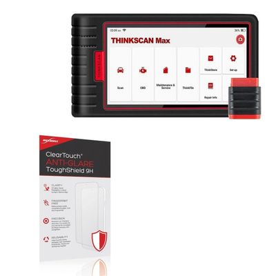 BoxWave Screen Protector Compatible with Thinkcar Car Code Reader THINKSCAN MAX (6 in) - ClearTouch Anti-Glare ToughShield 9H (2-Pack), Anti-Glare 9H Tough Flexible Film Screen Protector