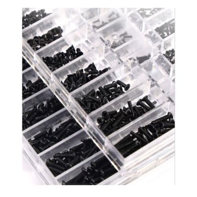 500Pcs 18 Types Mini Screw Nuts DIY Kit,Laptop Computer Assemble Repair Screws, Fastener Set for Repairing Sunglass and Phone(K 500PCS 1 Tool)