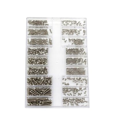18 Types Mini Screw Nuts 500Pcs DIY Kit Laptop Computer Assemble Repair Screws Fastener Set for Repairing Sunglass Phone(I)