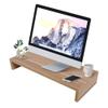 Computer Monitor Stand Desk Organiser, Screen Stand with Storage & Phone Riser, Ergonomic Desktop Organizer for PC Laptop Printer, Computer Monitor Screen Riser for Home Office (50x20x7cm, Burly Wood) view 1