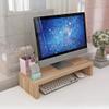 Computer Monitor Stand Desk Organiser, Screen Stand with Storage & Phone Riser, Ergonomic Desktop Organizer for PC Laptop Printer, Computer Monitor Screen Riser for Home Office (50x20x7cm, Burly Wood) view 3