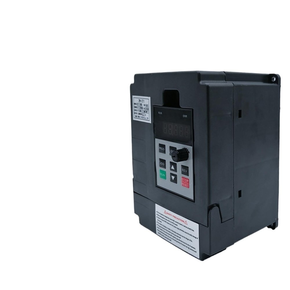 ETURBEV Frequency Converter Adjustable Speed VFD Inverter 1.5KW/2.2KW/4KW ZW-CT1 3P 220V Output for Motor Low Frequency Inverter wzw(2.2KW 220V BT1)