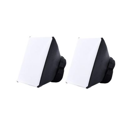 ARTIBETTER Softbox Mount Flash Diffuser Softbox 3pcs Covers for DSLR Camera Accessory