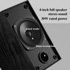 Elimavi 30W X 2 Powered Bookshelf Speakers - 3.5-RCA Input for Turntable, TV, PC, Record Player Speakers with 4 Inch Woofer & Wall Mounted view 2