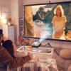 3-in-1 Projector Stand with Cable Ties Desk, Wall and Ceiling Mount with 1/4-Inch Thread, Foldable, Height Adjustable and 360-degree Rotation Compatible with Most Projectors for Home, Office view 2