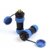 WLBQZESEG SP21 IP68 Socket Back Nut Male/Female Waterproof Connector Panel 2/3/4/5/7/9/12 Pins Electrical Cable Wire MAYAIYIN(SP21-3L) view 1