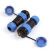 WLBQZESEG SP21 IP68 Socket Back Nut Male/Female Waterproof Connector Panel 2/3/4/5/7/9/12 Pins Electrical Cable Wire MAYAIYIN(SP21-3L) view 3
