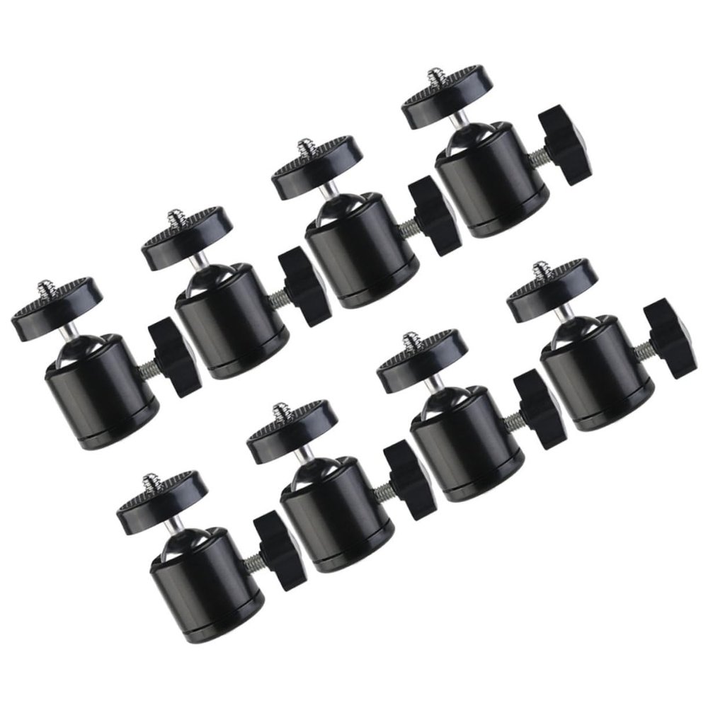 Toyvian 8pcs Camera Tripod Rotating Mount Adapter for Photography Compatibility Compact Design for Live Streaming and Photography