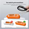 Case for Flipper Zero,Soft Skin Silicone Case Anti-ScratchFull Protective Case for Flipper Zero-Orange view 3
