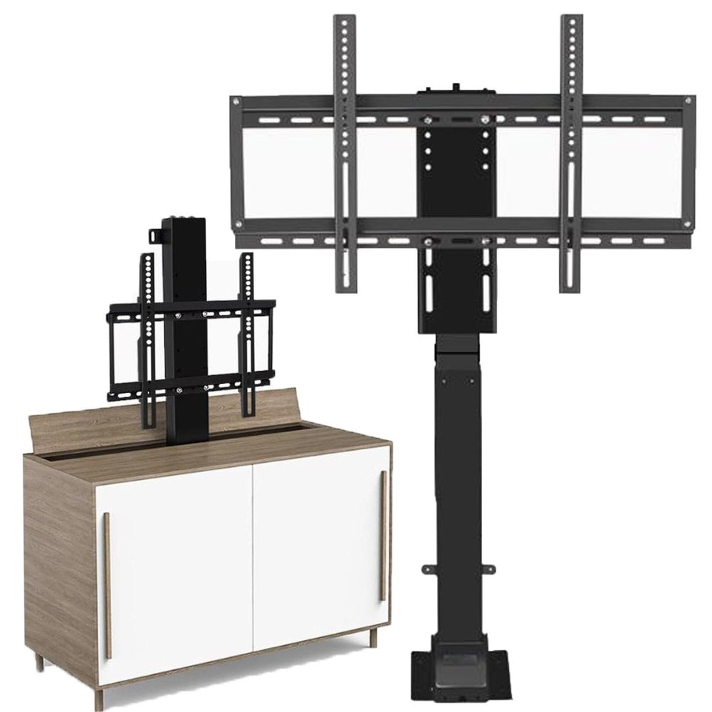 360 Rotation Electric TV Lift Bracket,Smart Motorized TV Lift Bracket,Tv Mount Floor Stands,Wall Mount TV Lift,For 26-70" TV,TV Lift Bracket Hidden In Cabinet