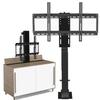 360 Rotation Electric TV Lift Bracket,Smart Motorized TV Lift Bracket,Tv Mount Floor Stands,Wall Mount TV Lift,For 26-70" TV,TV Lift Bracket Hidden In Cabinet view 1