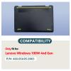 D-KXCPELE Replacement for Lenovo Windows 100W Gen 4 Laptop Bottom Case Base Cover Lower Case 460.0SU05.0003 view 2