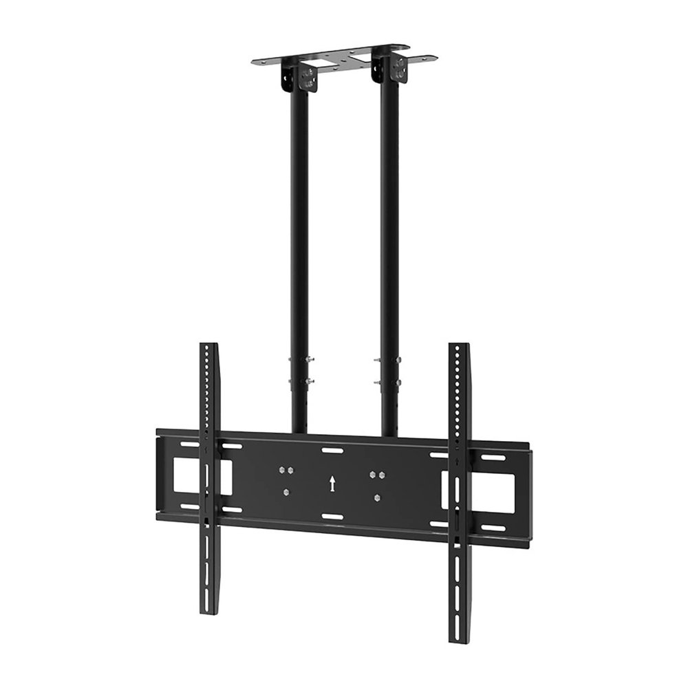 Ceiling TV Mount, Double Pole Telescopic Height Adjustment TV Bracket, for 40 to 90inch Low Profile TV, Max 900x600mm