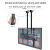 Ceiling TV Mount, Double Pole Telescopic Height Adjustment TV Bracket, for 40 to 90inch Low Profile TV, Max 900x600mm view 3