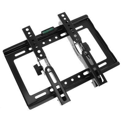 14-42" TV Wall Mount Bracket Flat Panel TV Frame Support 15 Tilt Angle with Level Standard for Monitor Flat Pan (Color : Black) Good
