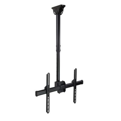 Adjustable Height TV Wall Mount Bracket, TV Ceiling Mount Bracket, Full Motion 360 Deg Rotation Tilting Swiveling, for Flat Panel LCD LED OLED Plasma TVs, Fits Up to 70 Inch TVs