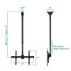 Adjustable Height TV Wall Mount Bracket, TV Ceiling Mount Bracket, Full Motion 360 Deg Rotation Tilting Swiveling, for Flat Panel LCD LED OLED Plasma TVs, Fits Up to 70 Inch TVs view 2