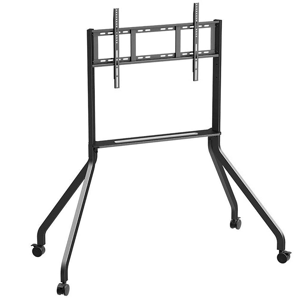 Stainless Steel TV Floor Bracket Tilt for 32u201470 Inches TVs,Black TV Floor Stand Mount on Wheels Castors Up to 35KG Tilting Height Adjustable,Max VESA 600x400mm Good
