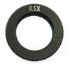Microscope Kit 0.5X 0.75X 1X 1.5X 2X Auxiliary Barlow Industrial Microscope Camera Lens for 180X Microscope Camera Microscope Lens Adapters(0.5X) view 1