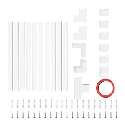 FVDPWYE Cord Cover Wall Raceway Kit Wire Covers for Cords Self Adhesion Concealer Wall Management Raceway for Indoor, Style A