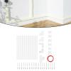 FVDPWYE Cord Cover Wall Raceway Kit Wire Covers for Cords Self Adhesion Concealer Wall Management Raceway for Indoor, Style A view 4