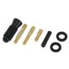 RATCHROLL 1 Set Universal Car Signal Antenna 1.50" Bling Rhinestone Polished Finish Antenna for Decoration Aluminum Alloy Material Black view 1
