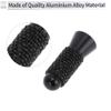 RATCHROLL 1 Set Universal Car Signal Antenna 1.50" Bling Rhinestone Polished Finish Antenna for Decoration Aluminum Alloy Material Black view 4