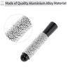RATCHROLL 1 Set Universal Car Signal Antenna 3.15" Bling Rhinestone Polished Finish Antenna for Decoration Aluminum Alloy Material White view 4