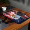 12 15.6 17inch Laptop Sleeve Case for Women Men,13inch Laptop Case,Briefcase Business Teacher Office Bag,Laptop Sleeve Bag with Handle Zippers Fits Notebook,Eagle Flag view 4