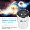 1.25 Inch 25mm Telescope Eyepiece, Wide Angle Lens, Black Inner Barrel, Fully Coated Optical Glass, High Brightness, for Observing Moon Sky Planets, M28.6x0.6mm Thread Specificati view 4