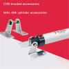 1pcs MAL cylinder accessories SDB tripod 16/20/25/32/40 stainless steel MA swing tail bracket cylinder accessories(SDB-25) view 3