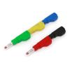 10Pcs 4mm Male Retractable Tube Stackable Banana Wire Solder Connector(10Pcs Red) view 4