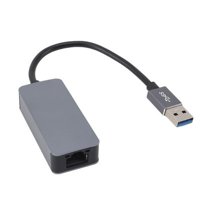 2.5G Ethernet Adapter USB 3.0 to RJ45, Plug and Play Portable USB AM to 2.5Gbps Ethernet Adapter for and OS X with Aluminium Alloy Material