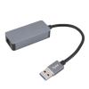 2.5G Ethernet Adapter USB 3.0 to RJ45, Plug and Play Portable USB AM to 2.5Gbps Ethernet Adapter for and OS X with Aluminium Alloy Material view 2