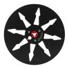 1/4 7 Inch Empty Reel for Reel to Reel Tape Recorder for Open Reel Sound Deck, Aluminum Alloy Recording Takeup Reel with 8 Hole (Black) view 1
