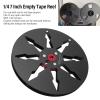 1/4 7 Inch Empty Reel for Reel to Reel Tape Recorder for Open Reel Sound Deck, Aluminum Alloy Recording Takeup Reel with 8 Hole (Black) view 3