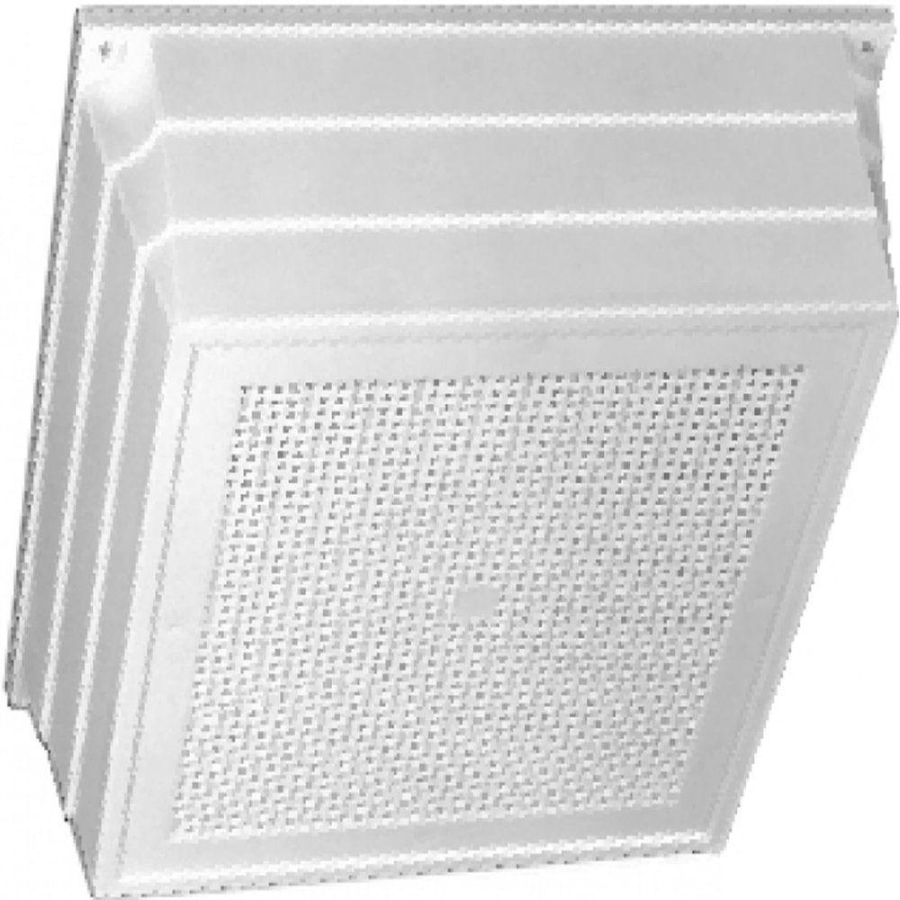 Alpha Communications RB8STP Surface Mount Speaker - Square - 25V/70V; White-Square-Plastic Enclosure; Built-in 70 Volts Line Transformer; Surface Wall or Ceiling Mount
