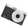 4K Digital Camera for Teens, 50MP HD IPS Screen, 16X Zoom, Compact Retro Design, Portable for Travel Vlogging (Black) view 3