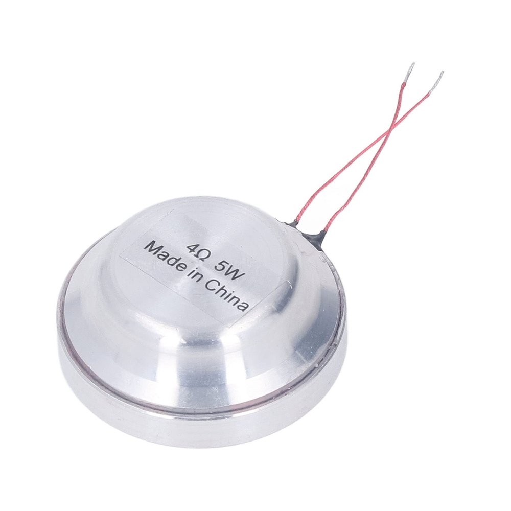 Segrehy 35MM Round Resonance Speaker Single Direction Internal Magnetic All Frequency Vibration Loudspeaker for Electronic Devices 85dB 5W (4 5W)