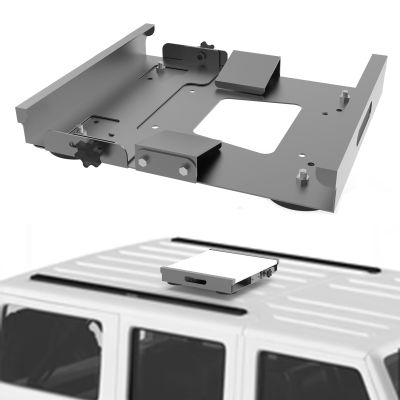 Adjustable V4 Car Roof Mount for Starlinks Mini, Quick Release Flat Magnetic Mounting Kit Aluminum Alloy Satellite Dish Protection for RV/Vans/Boat/Yachts (for starlink mini)