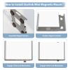 Adjustable V4 Car Roof Mount for Starlinks Mini, Quick Release Flat Magnetic Mounting Kit Aluminum Alloy Satellite Dish Protection for RV/Vans/Boat/Yachts (for starlink mini) view 4