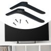 FVDPWYE 2X TV Base Stand Table Top TV Legs with, 19cmx5cmx1.6cm view 4